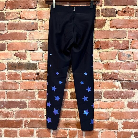 Ultracor Ultra Luster Legging in Nero Holograph Size Small Stars - Picture 4 of 6